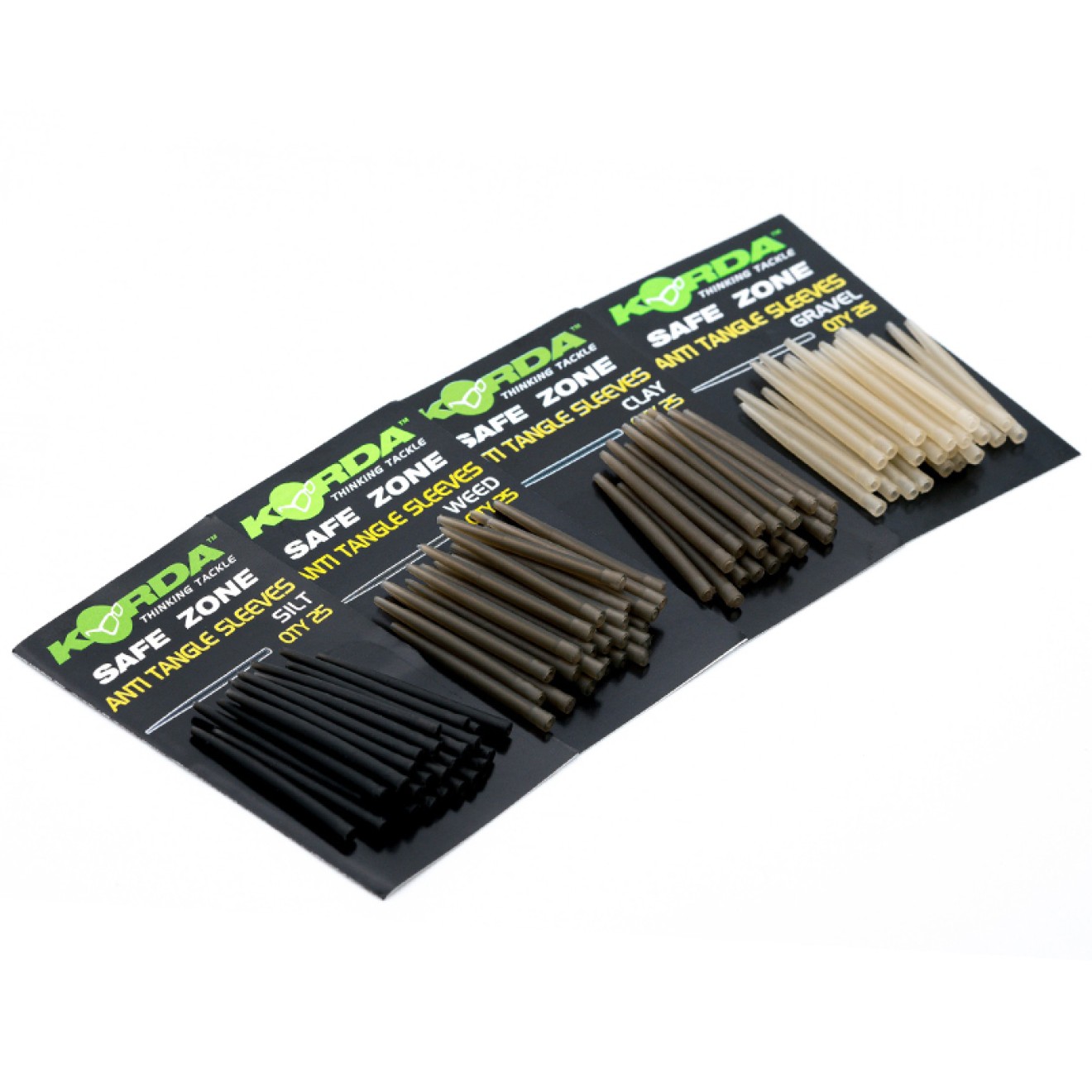 Korda Anti Tangle Hooklink Sleeves - Colore Muddy Brown - Per Pesca Alla Carpa