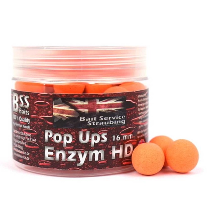 Bait Service Straubing - Pop Ups Enzym HD Orange 20mm