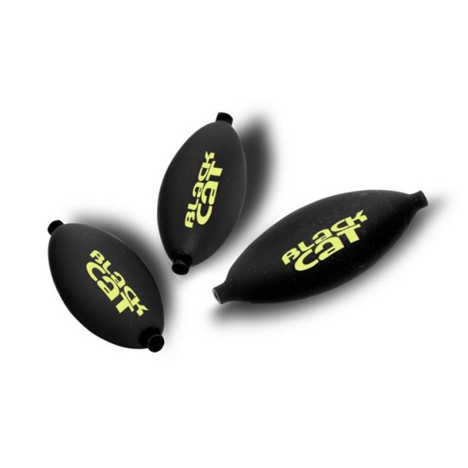 Black Cat - Micro U-Float 3,5g Schwarz 3 Stück