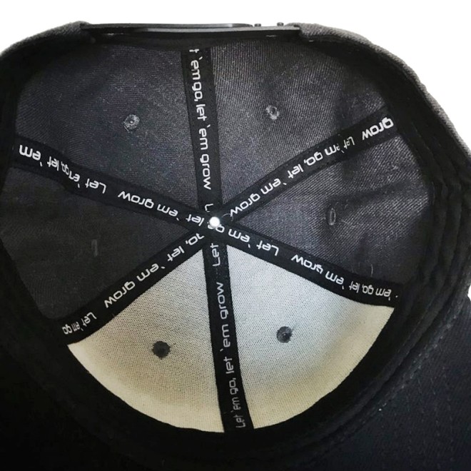 Bullseye - Snapback Cap ?Bullseye, let `em go, let `em grow!? Grau
