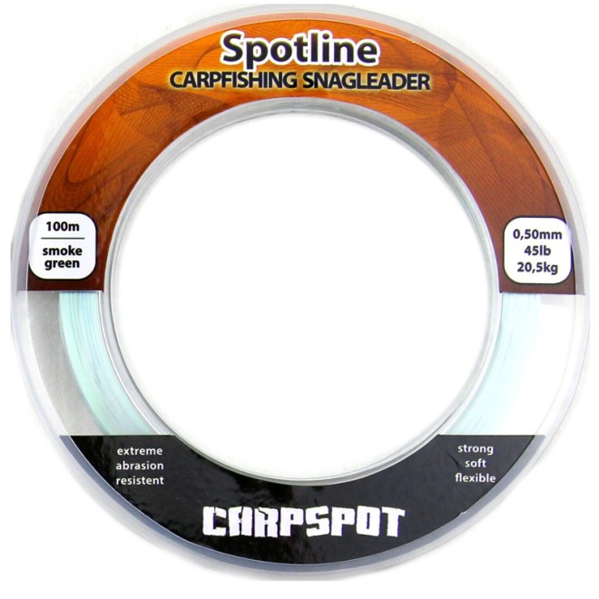 Carpspot - Spotline Snagleader Smoke Green 0,60mm 100m