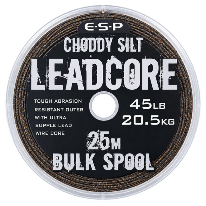 ESP - Leadcore Bulk Spool Choddy Silt 25m