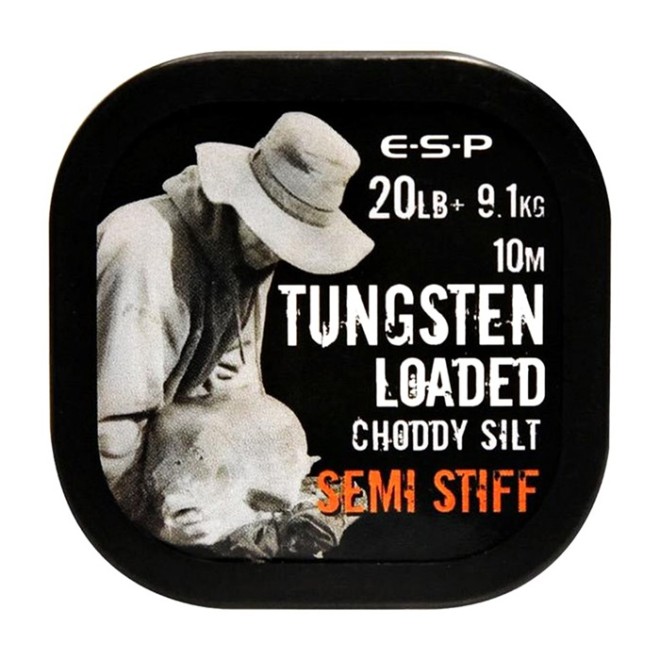 ESP - Tungsten Loaded Coated Braid Semi Stiff Choddy Silt 20lb 10m