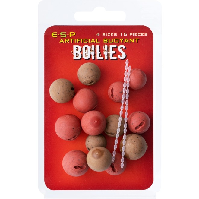 ESP - Buoyant Boilies Brown / Red Fishmeal