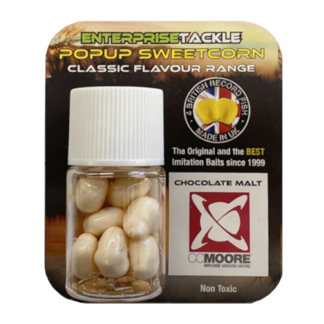 Enterprise Tackle - Popup Sweetcorn CFR CCMoore Chocolate Malt White