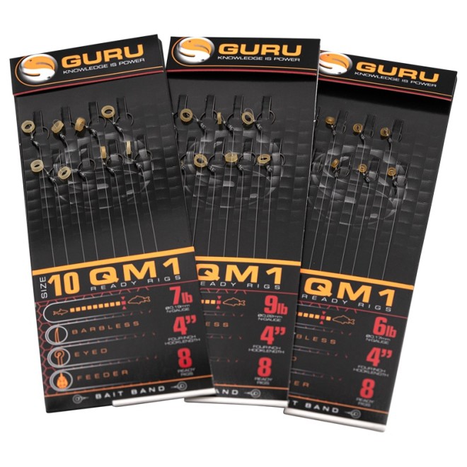 Guru - QM1 Ready Rig Bait Bands 4"