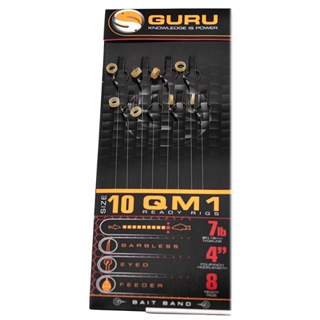 Guru - QM1 Ready Rig Bait Bands 4"