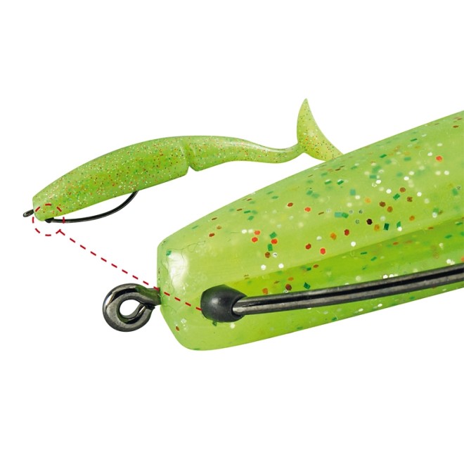 GAMAKATSU - Worm EWG Mit Silicon Stopper