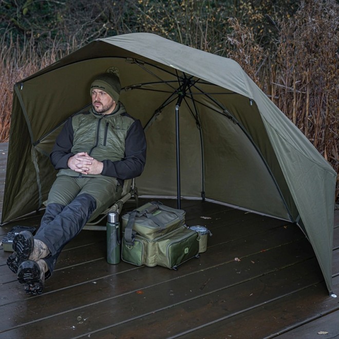 Korum - Progress Graphite Brolly Shelter 50"