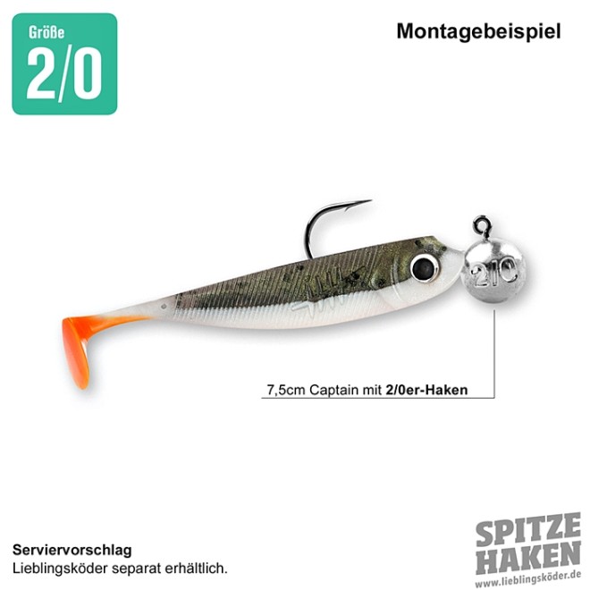 LIEBLINGSKÖDER - Spitze Haken 2/0