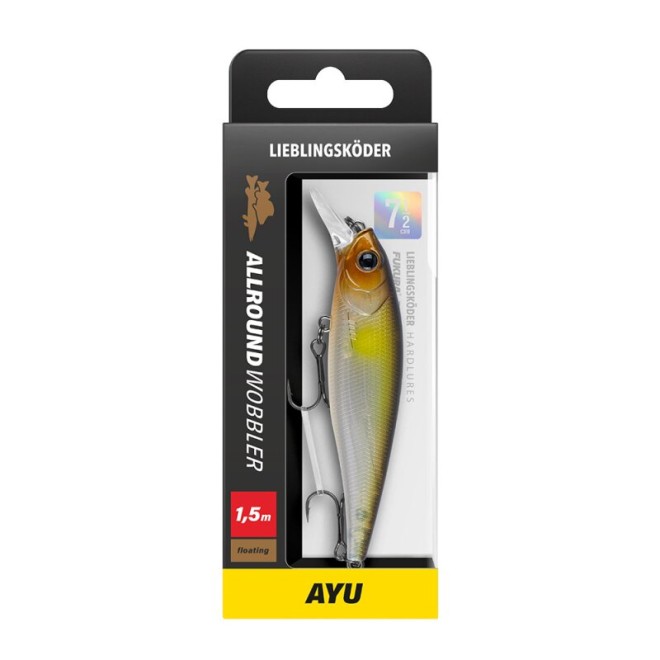 Lieblingsköder - Allroundwobbler Ayu 75