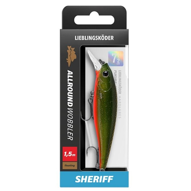 Lieblingsköder - Allroundwobbler Sheriff 75