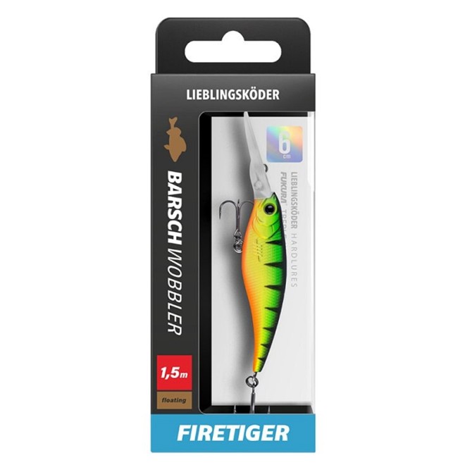 Lieblingsköder - Barschwobbler Firetiger 60