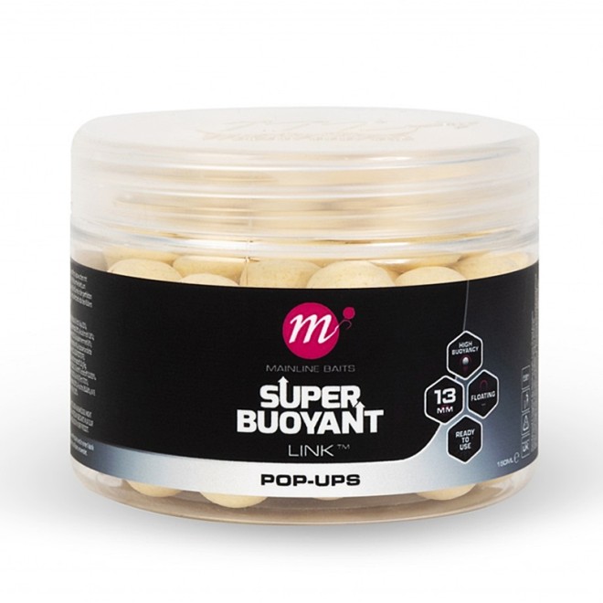 Mainline - Link Super Bouyant Pop-Ups White 13mm
