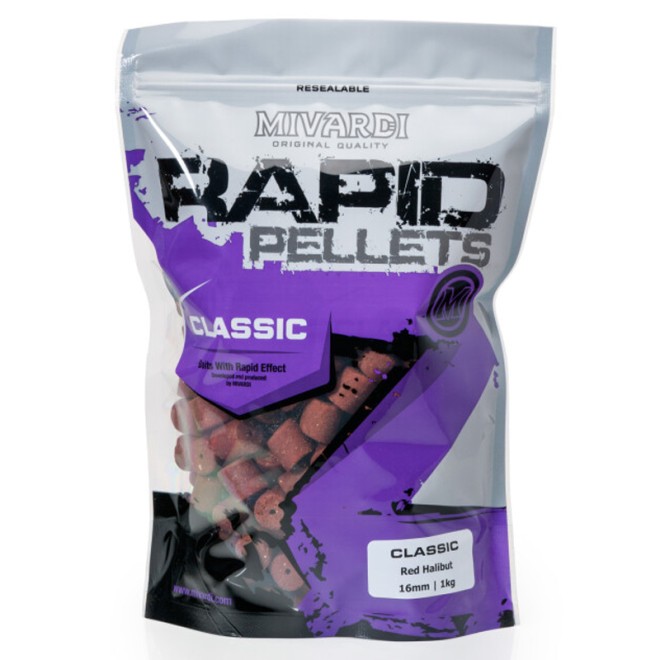 MIVARDI - Rapid Pellets Classic Red Halibut 1kg