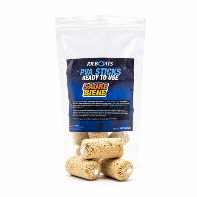 P.R. Baits - Saure Biene PVA Sticks 12 Stück