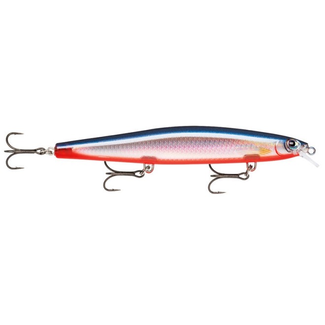Rapala - Max Rap Long Range Minnow Flake Red Steel 12cm