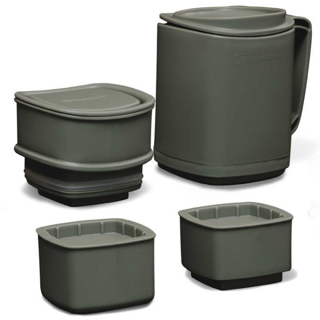 RidgeMonkey - Thermo Mug DLX Brew Set Gunmetal Green