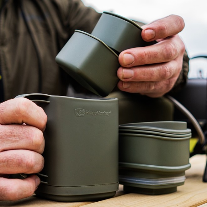 RidgeMonkey - Thermo Mug DLX Brew Set Gunmetal Green
