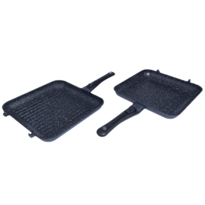 RidgeMonkey - Connect Pan & Griddle XXL Granite Edition
