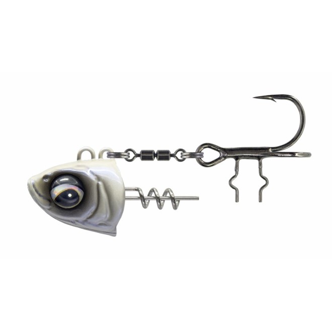 Savage Gear - Monster Vertical Pearl White 60g Size 1/0