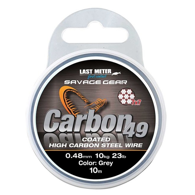 SAVAGE GEAR - Carbon 49 Coated Wire