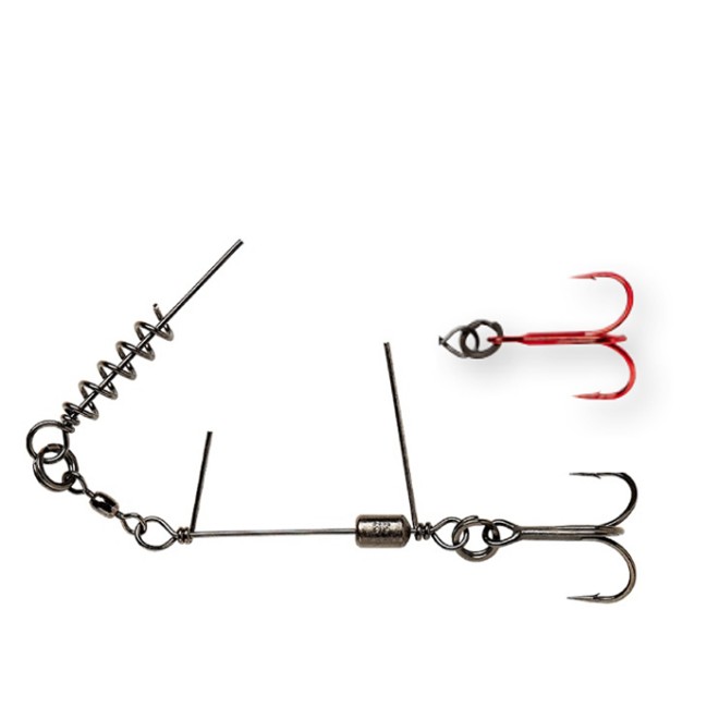 SAVAGE GEAR - SS Corkscrew Stinger 3g Red + Black 2Pcs