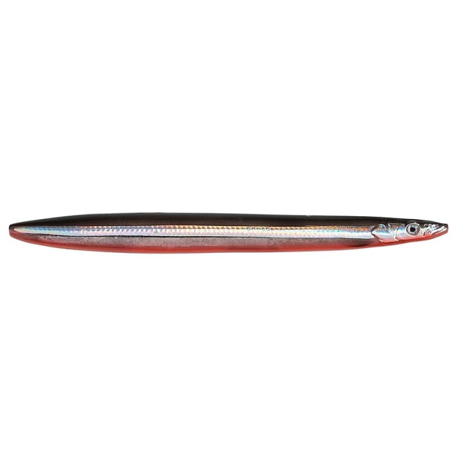 Savage Gear - 3D Line Thru Sandeel Black Red 125mm 19g