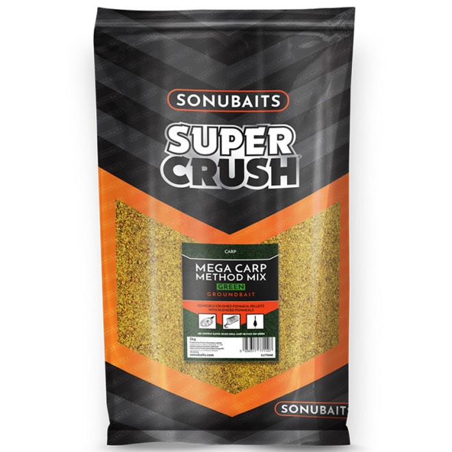 Sonubaits - Supercrush Mega Carp Method Mix Green 2kg