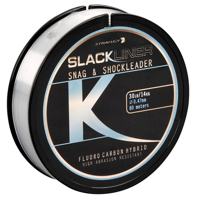 Strategy - Slackliner Snag & Shock Leader Fluoro Carbon Hybrid 0,47mm 80m