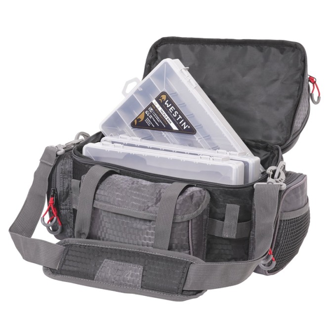 Westin - W4 Lure Bag Plus 4 Boxes Small Titanium Black