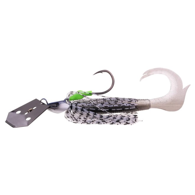 Zeck Fishing - Bladed Cat Jig Silver Shadow (UV Aktive) 30g