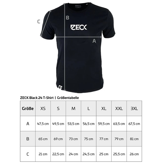 ZECK FISHING - ZECK T-Shirt Black
