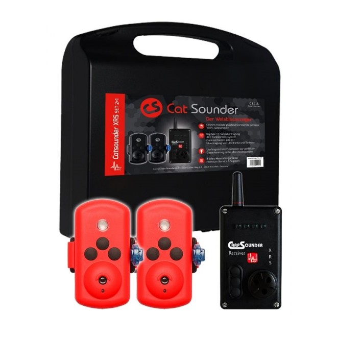Carp Sounder - Cat Sounder XRS SD Set 2+1 (orange)