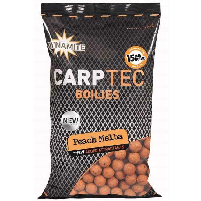 Dynamite Baits - CarpTec Boilies Peach Melba 1,8kg 20mm
