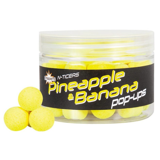 DYNAMITE BAITS - N-Ticers Pineapple & Banana Pop Ups