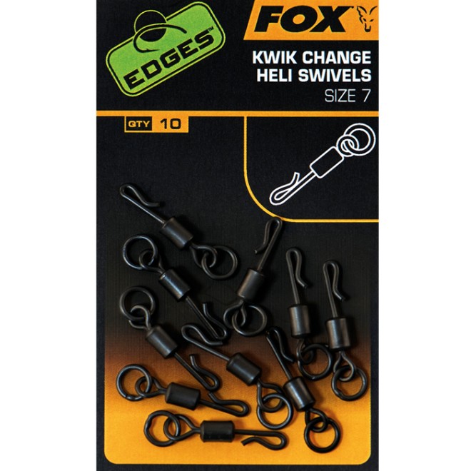 Fox - Edges Kwik Change Heli Swivels Gr.7
