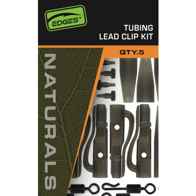 Fox - Edges Naturals Tubing Lead Clip Kit