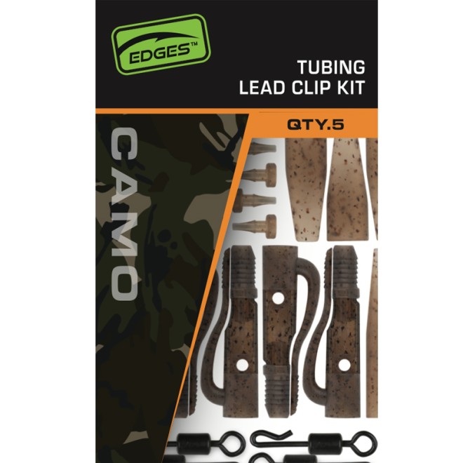 Fox - Edges Camo Tubing Lead Clip Kit
