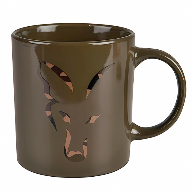 Fox - Green & Camo Head Ceramic Mug