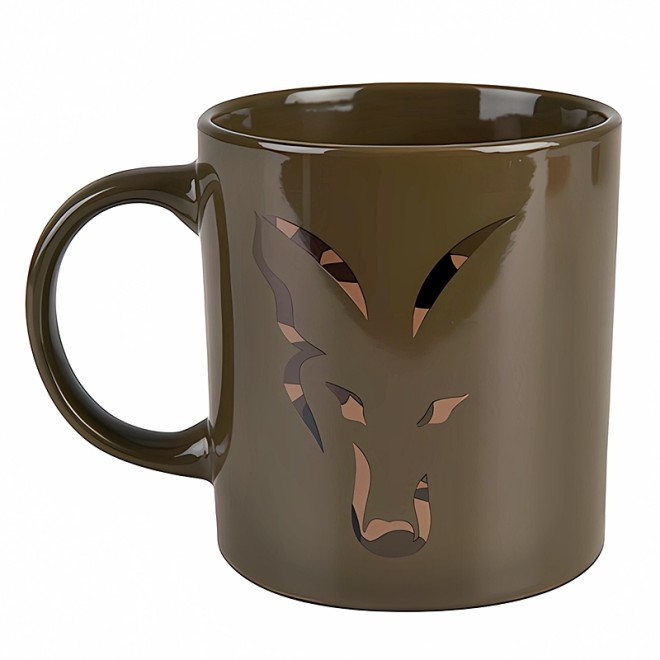 Fox - Green & Camo Head Ceramic Mug