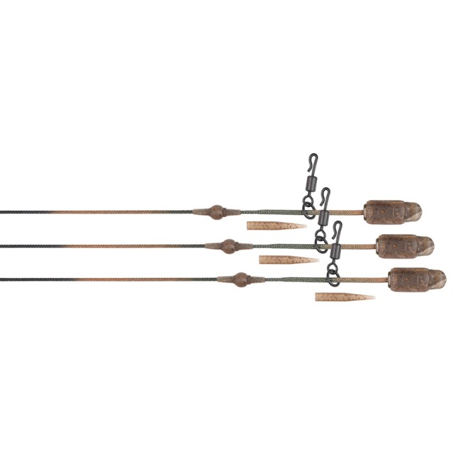 Fox - Edges Camo Heli-Clip Rigs 50lb Leadcore