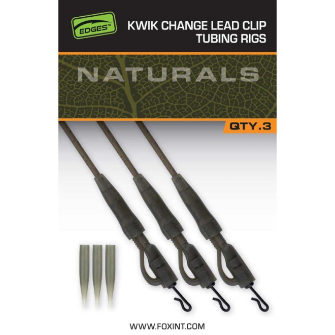 Fox - Edges Naturals Kwik Change Lead Clip Tubing Setup