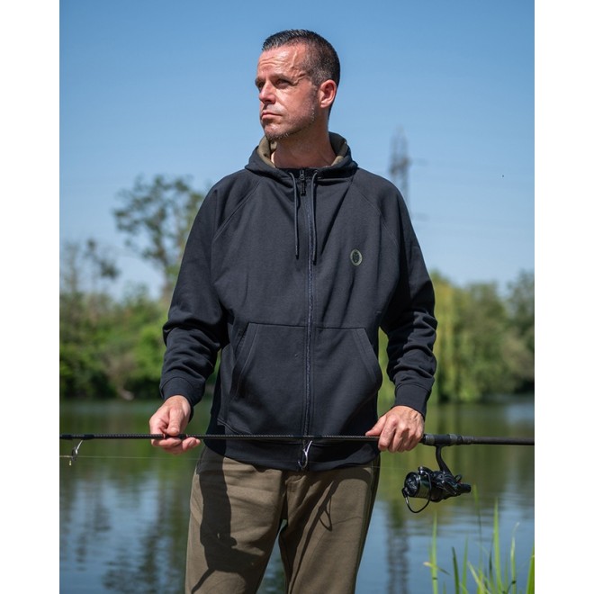 FOX - Collection Zipped Hoody Black