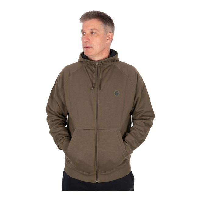 Fox - Collection Zipped Hoody Green