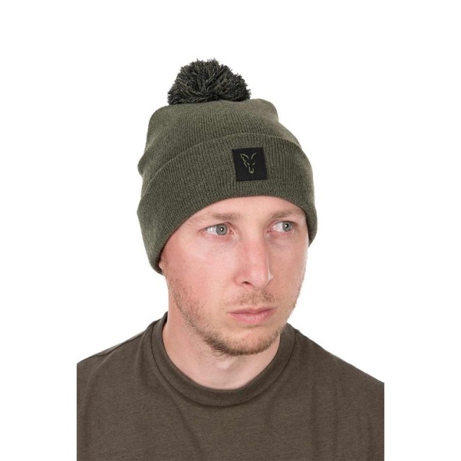 Fox - Collection Bobble Hat Green/Black