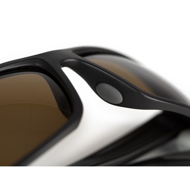 Fox Rage - Floating Wrap Dark Grey Sunglasses / Brown Lenses with Mirror Finish
