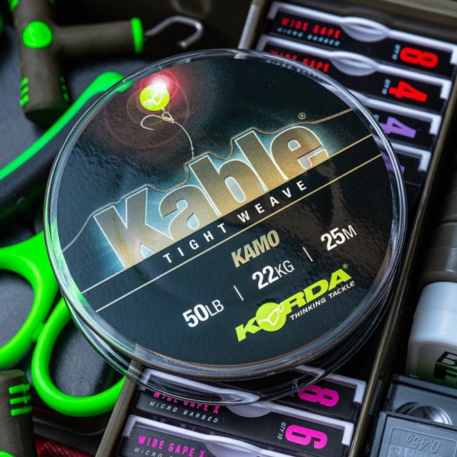 KORDA - Kable Leadcore Tigh Weave 50lb 25m