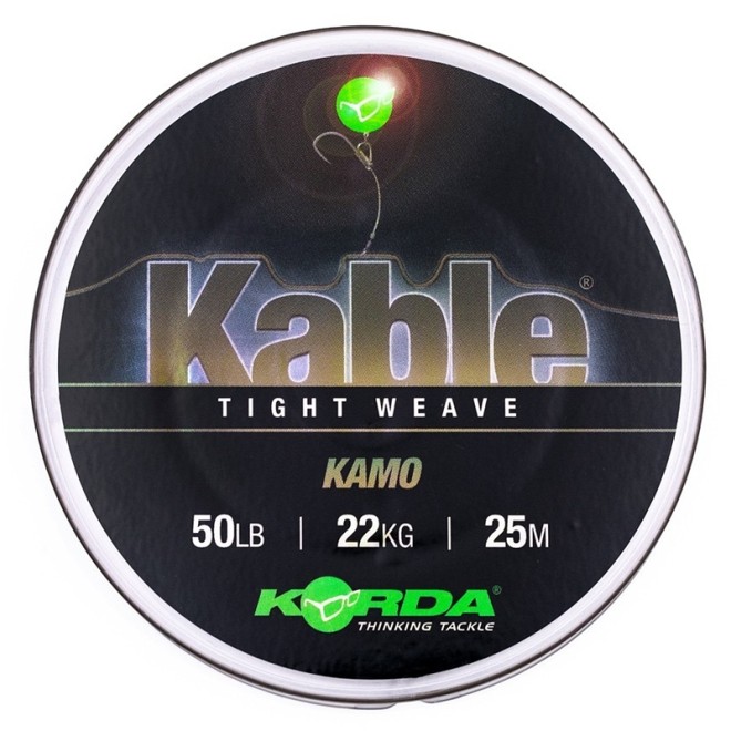 KORDA - Kable Leadcore Tigh Weave 50lb 25m