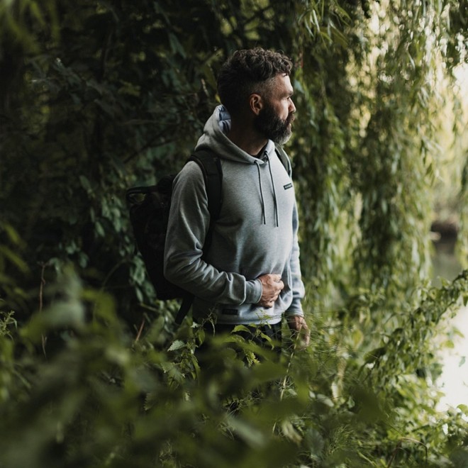KORDA - Mindset Patch Hoodie Heather Grey